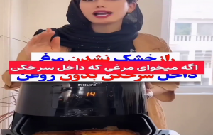 ویدئو آشپزی: راز خشک نشدن مرغ/ سرخ کن بدون روغن