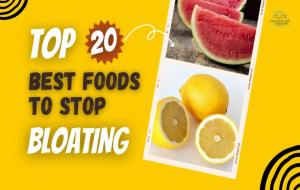 رژیم غذایی مناسب نفخ: لیمو و اسفناج